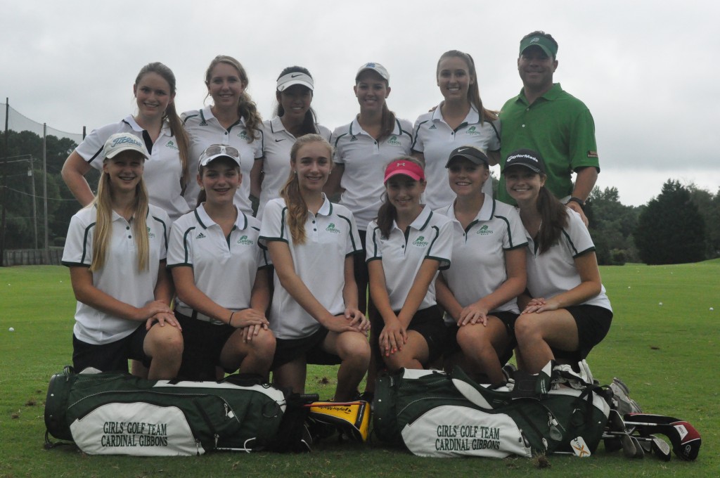 The 2014 Cardinal Gibbons Varsity Women's Golf Team